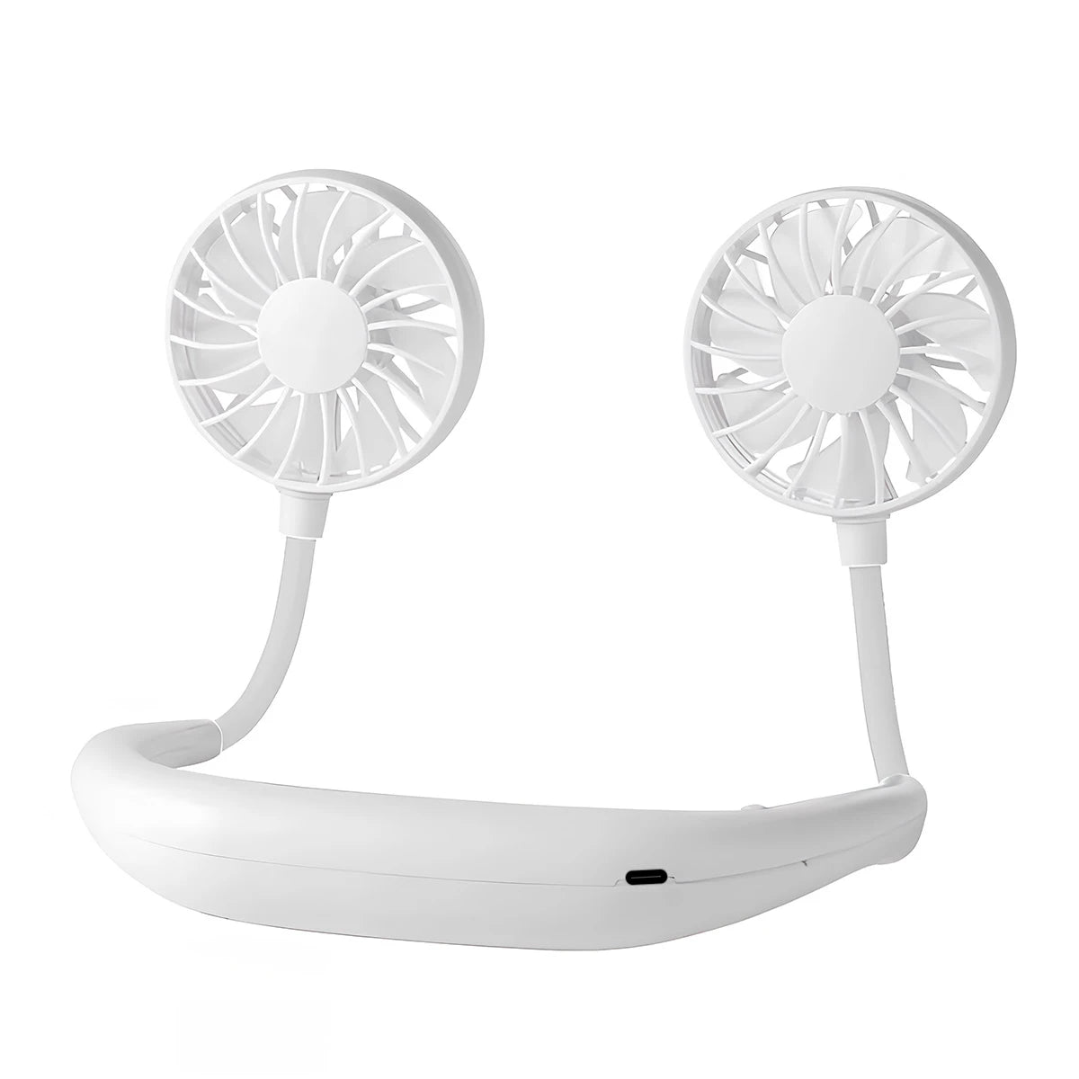 Neck Fan Rechargeable 1200mAh 3 Speeds Hands Free Wearable Fan Portable Personal Cooling Fan for Travel Outdoor Hot Sale