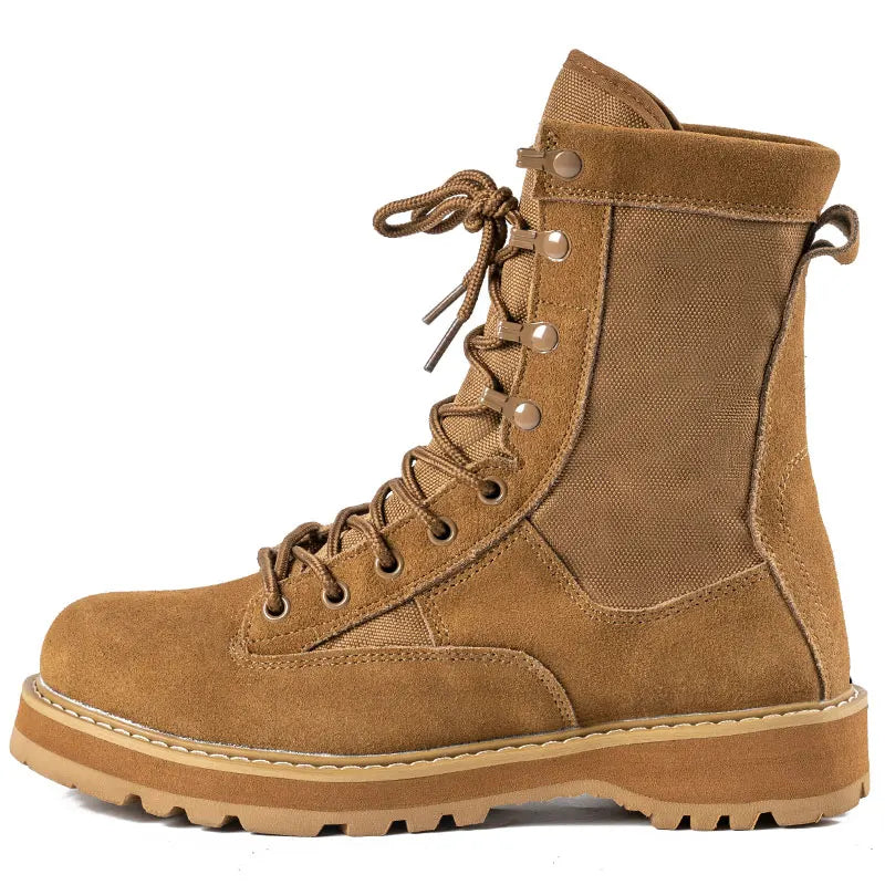 Tactical Boots Men Boots Special Force Green Army Boots Outdoor Hiking Boots Ankle Shoes Men Work Shoes by PETAL & GLOW