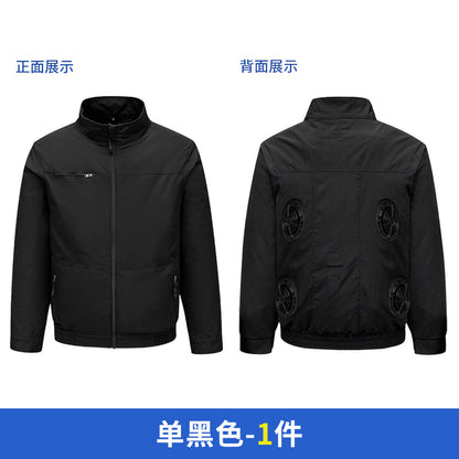 Cross-border New Smart Air-conditioning Clothing Jacket Clothes with Fan Outdoor Work Uniform Labor Protection Duty Fan Clothing