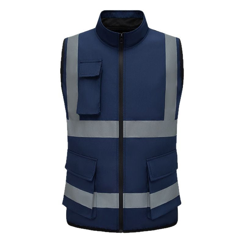 ファンウェア、夏用空調服、テクノロジー、大型ファン冷却、工事現場用フィッシングベスト（メンズ）、越境EC専用