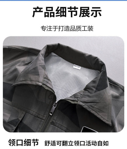 メンズ夏用空調服、ファン付き冷却服、溶接現場熱中症対策作業着