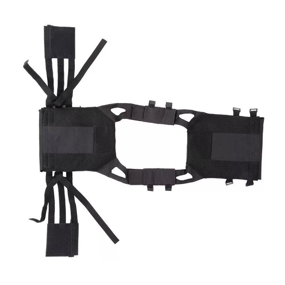 Nylon Tactical Vest Body Armor Hunting Carrier Airsoft Accessories Combat MOLLE Camo Vests by PETAL & GLOW