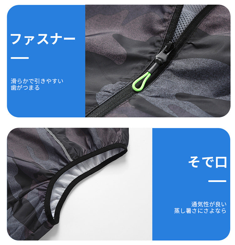 越境新作夏用空調服 男女兼用USB充電ベスト 冷却屋外ファン服 工場直販