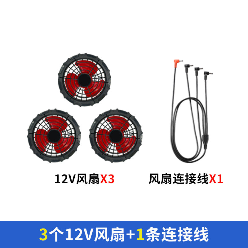Cross-border New Smart Air-conditioning Clothing Jacket Clothes with Fan Outdoor Work Uniform Labor Protection Duty Fan Clothing