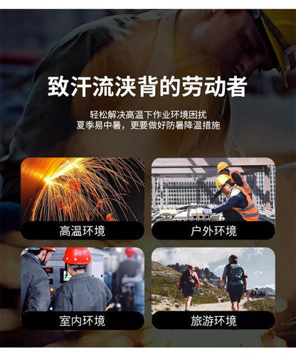 国境を越える夏新作反射ストリップ空調服ジャケットファン付き安全作業服メンズサービス服