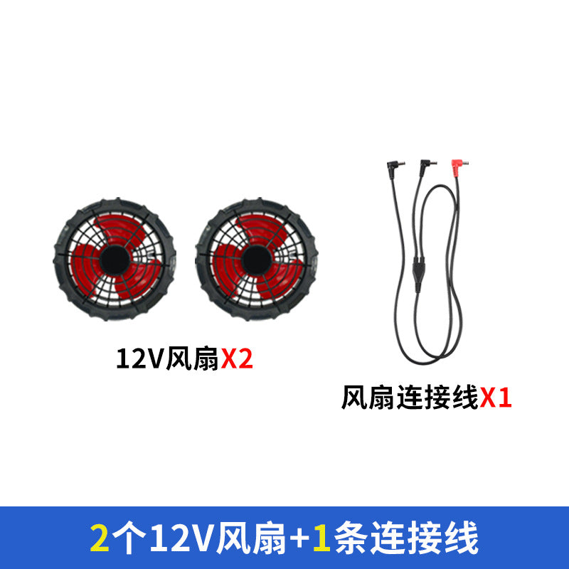 Cross-border New Smart Air-conditioning Clothing Jacket Clothes with Fan Outdoor Work Uniform Labor Protection Duty Fan Clothing