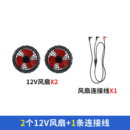 Cross-border New Smart Air-conditioning Clothing Jacket Clothes with Fan Outdoor Work Uniform Labor Protection Duty Fan Clothing
