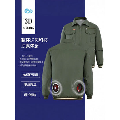 工場直販クロスボーダー卸売独占、ファン付き空調服25選 屋外作業用空調服