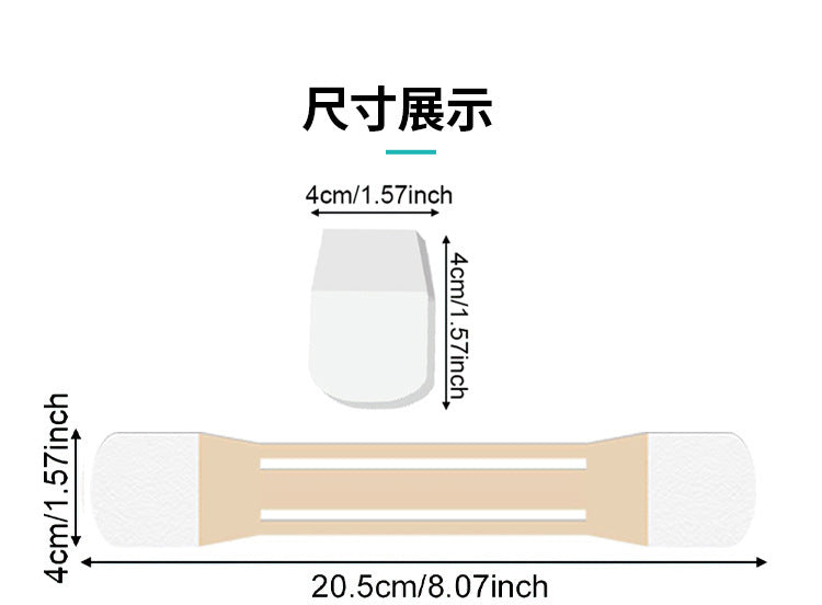 工場出荷ネックリフティングテープ 首のしわを薄くするペースト 半透明 快適な包帯 首用特殊テープ