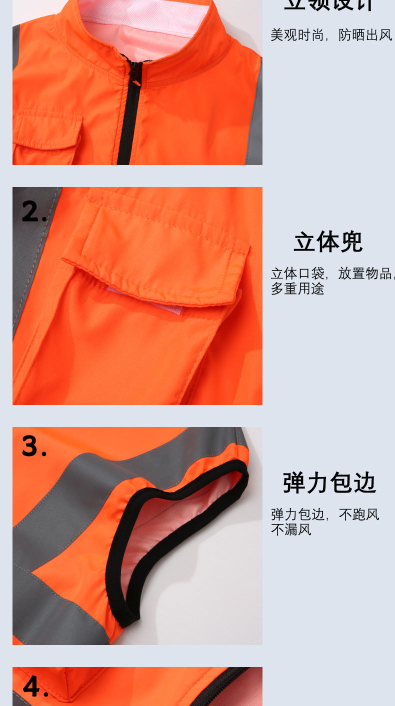 ファンウェア、夏用空調服、テクノロジー、大型ファン冷却、工事現場用フィッシングベスト（メンズ）、越境EC専用