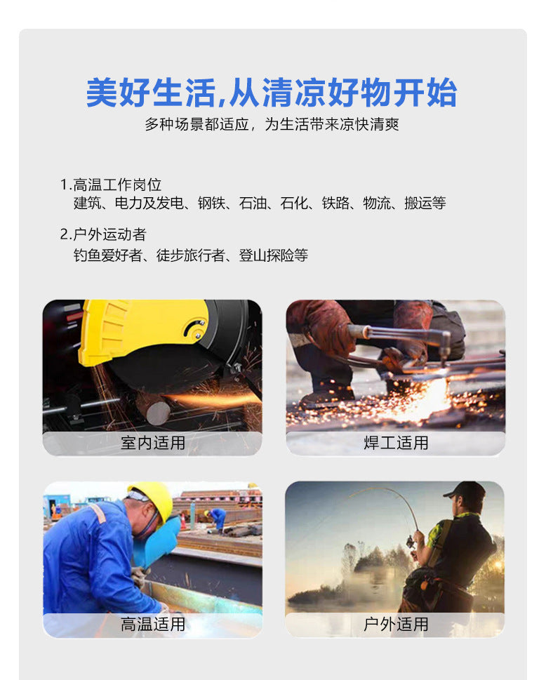 Cross-border New Smart Air-conditioning Clothing Jacket Clothes with Fan Outdoor Work Uniform Labor Protection Duty Fan Clothing