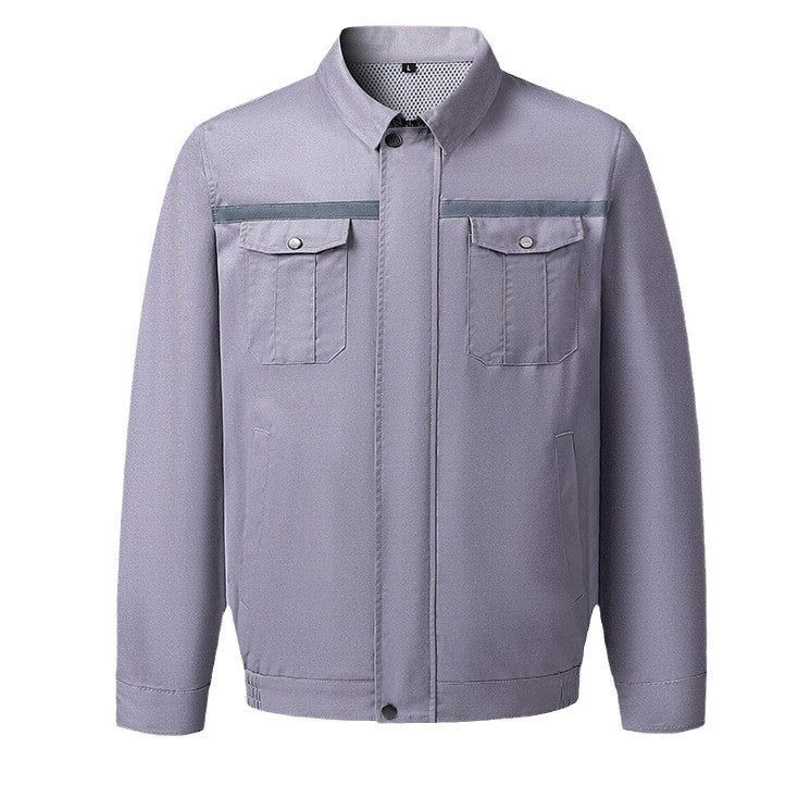 Pure Cotton Welder's Clothing with Fan Clothes Cooling Air Conditioning Clothing Men's Summer Heat Prevention Fan Clothing Refrigeration Labor Protection Work Clothes