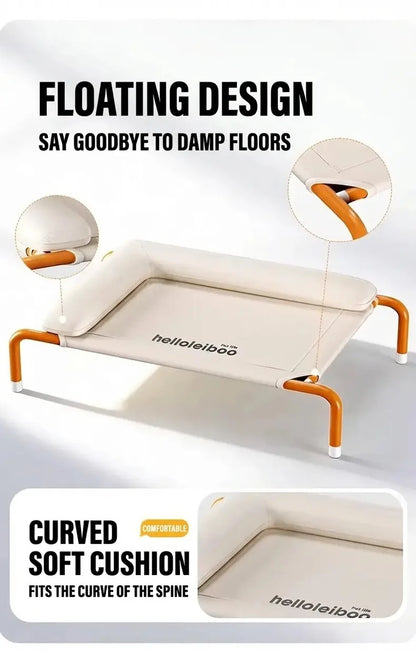 Dog camping bed, suitable for all seasons, removable and washable, off-the-ground and moisture-proof