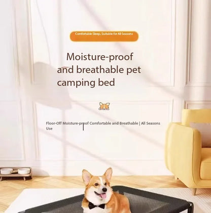 犬用ベッド 夏用 犬用ベッド 通気性 大型犬用キャンプベッド 寝床 取り外し可能 洗えるソファベッド ペットクッションマット