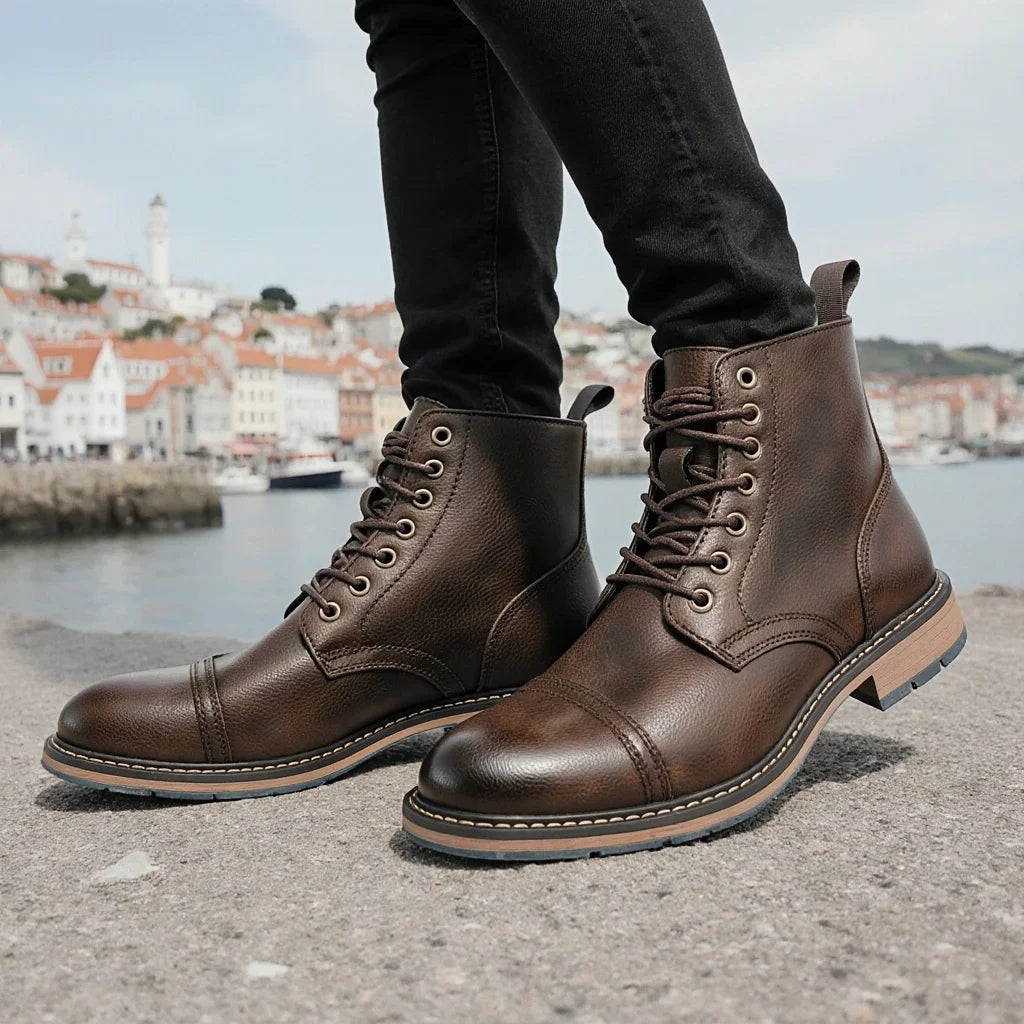 Boots Military Strong Wear-Resistant Outdoor Breathable Boots Army by PETAL & GLOW