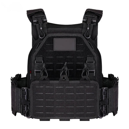 YAKEDA Tactical Vest Outdoor Hunting Plate Carrier Protective Adjustable Vest Airsoft Carrier Combat Equipment 6094 Vest by PETAL & GLOW