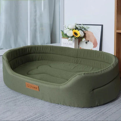 大型犬用スクエアドッグベッド、犬用ソファベッド、防水カスタマイズペットベッド、インナーパッド洗濯可能、子犬用犬小屋アクセサリー