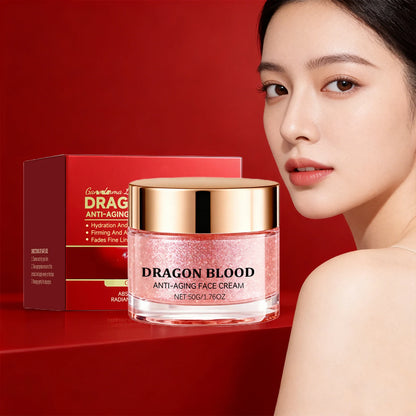 Dragon Blood Face Cream Anti Aging Fade Fine Lines Moisturizing Nourishing Skin Hydrating Improve Dry Skin Firming Face Care by PETAL & GLOW