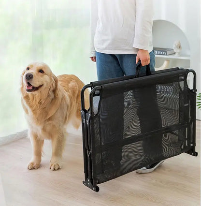 犬用ベッド 大型犬用通気性ドッグベッド キャンプ用スリーピングマット 犬小屋 防湿性 噛みつき防止 折りたたみ式犬小屋