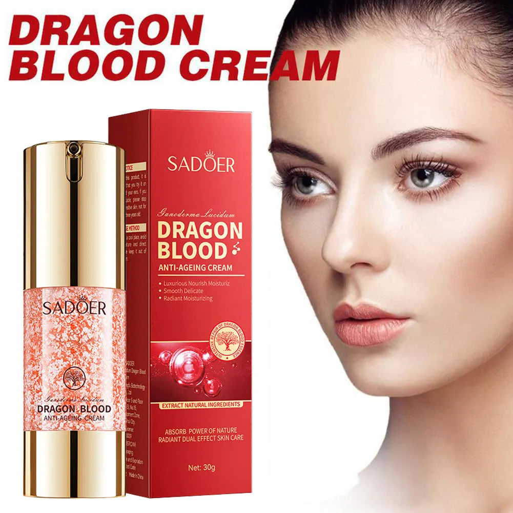 Moisturizing Face Cream Dragon Blood Face Cream Nourishing Skin Lightening Moisturizing Water Cream Skincare Blood-activating by PETAL & GLOW