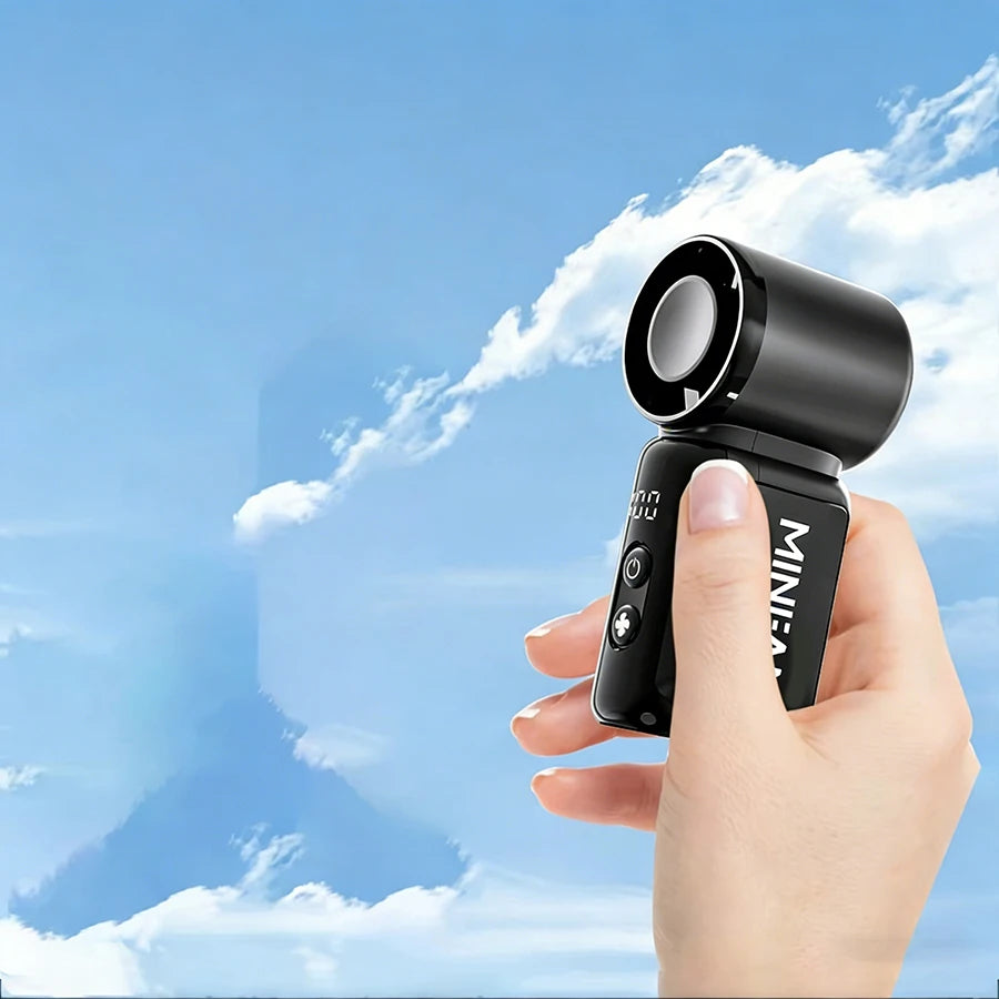 ポータブル扇風機 ミニ ハンディファン USB充電式 静音 3段階風量調節 夏 携帯 旅行 オフィス デスク