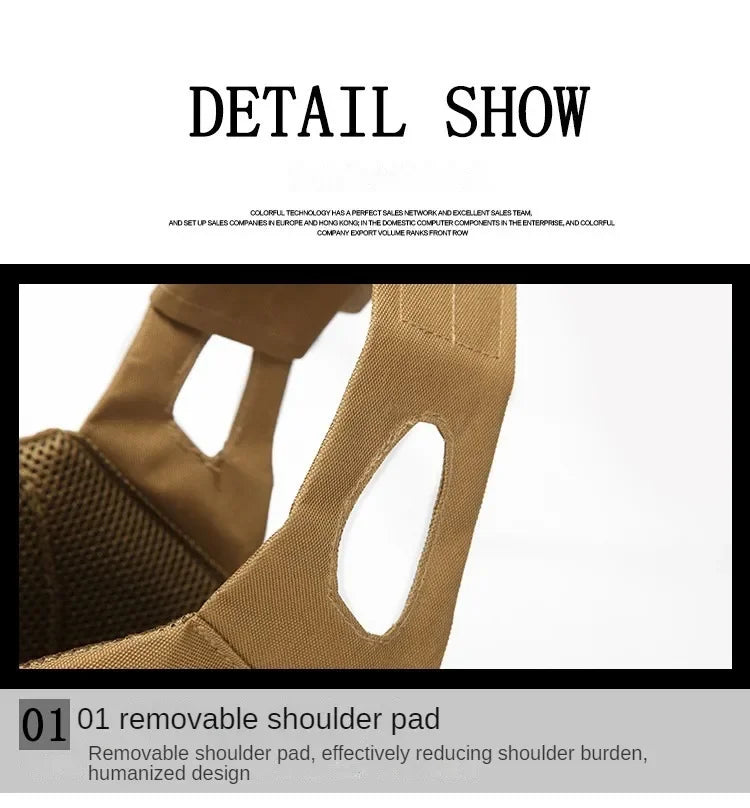 600D Body Armor Molle Hunting Lightweight Plate Carrier JPC tactical Vest With EVA Foam Board CS Game Jungle Security Equipment by PETAL & GLOW