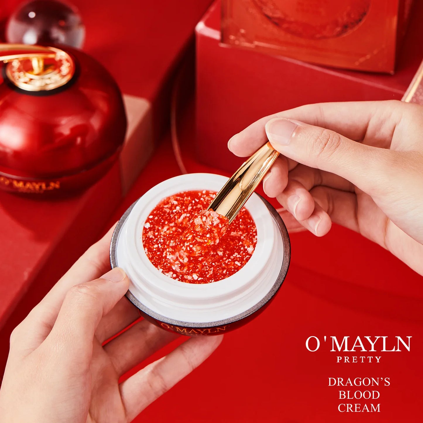 50G/Box Dragon Blood Facial Cream, Beauty Cream, Facial Skincare Essence, Lazy Toner, Firms and Moisturizes Skin, Makes Skin More Elastic and Vibrant, Looks Younger, Suitable for Both Men and Women, Daily Facial Care, Holiday by PETAL & GLOW
