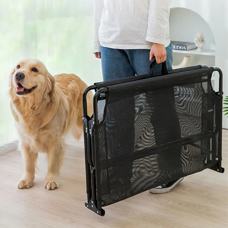 犬用ベッド 大型犬用通気性ドッグベッド キャンプ用スリーピングマット 犬小屋 防湿性 噛みつき防止 折りたたみ式犬小屋