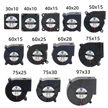 30mm 40mm 50mm 60mm 75mm 97mm 冷却ファン、ブラシレスモーター、ケースファン、送風ファン、加湿器ファン、IH調理器ファン、DC5V 12V 24V
