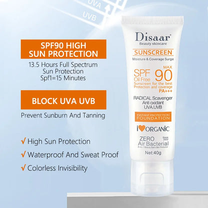 顔・体用日焼け止め ウォータープルーフ SPF90+UV サンクリーム 日焼け止め スキンプロテクトクリーム 日差し対策 フェイス シーサイド プロテクションクリーム