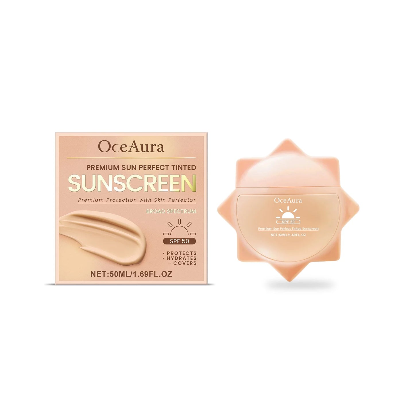 顔と全身用日焼け止め SPF50+ UV耐性 肌保護 日焼け防止 オイルコントロール 保湿 サンイソレーションクリーム