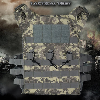 Tactical Hunting Tactical Vest Waterproof Outdoor Body Armor Lightweight JPC Molle Plate Carrier Vest for CS Game Jungle Gear by PETAL & GLOW