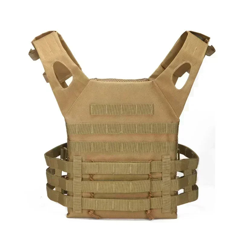 Nylon Tactical Vest Body Armor Hunting Carrier Airsoft Accessories Combat MOLLE Camo Vests by PETAL & GLOW