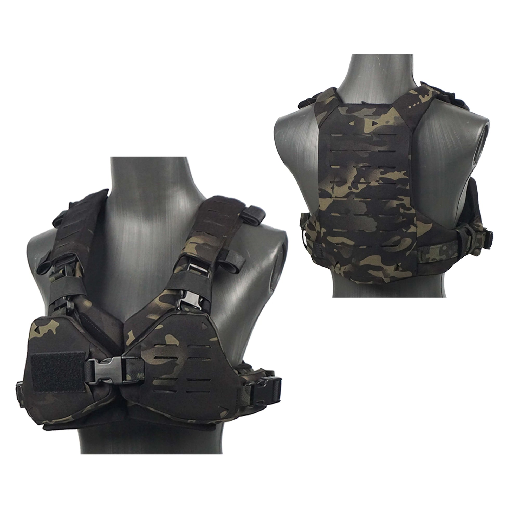 Tactical Bikini Armor Vest Women Protect Cosplay Plate Carrier Molle Lady Sexy Hunting Equipment Lightweight Camping Outdoor by PETAL & GLOW