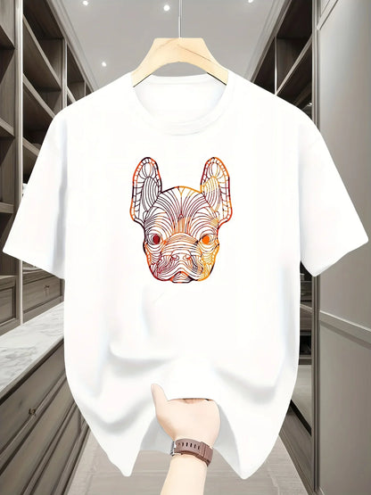 メンズ服 ビーチTシャツ グラフィックTシャツ メンズTシャツ 男性向け ロパオンブレ フレンチマタドールプリント 半袖 丸首