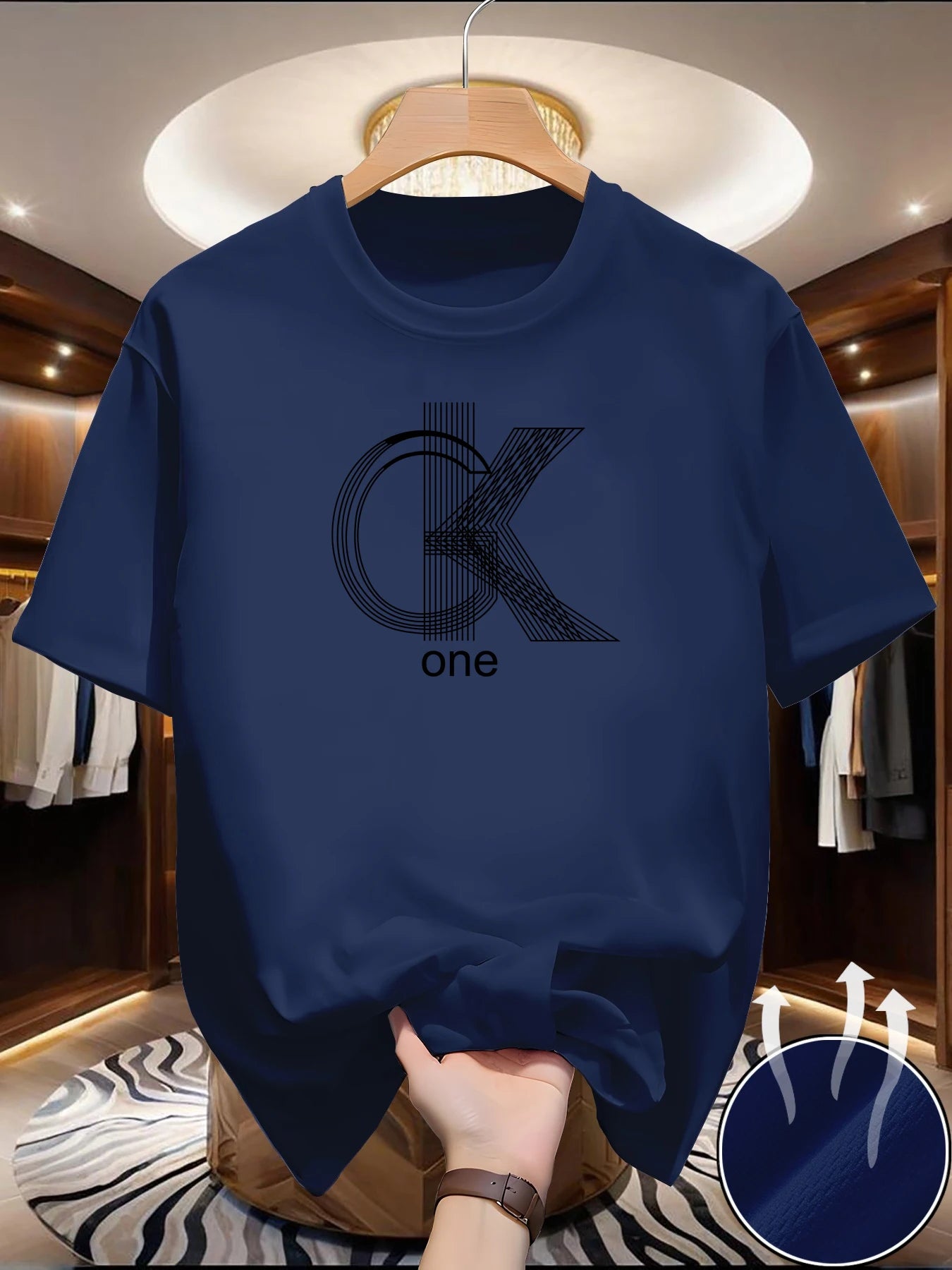 メンズグラフィックTシャツ - カジュアルなクルーネック、半袖、夏の必需品、おしゃれなプリント、快適な着心地 | モダンな快適さ