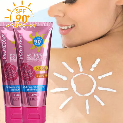 日焼け止め SPF90+ 紫外線保護 保湿 顔・体・腕・太もも用 サンブロック スキンケア 日焼け止めクリーム