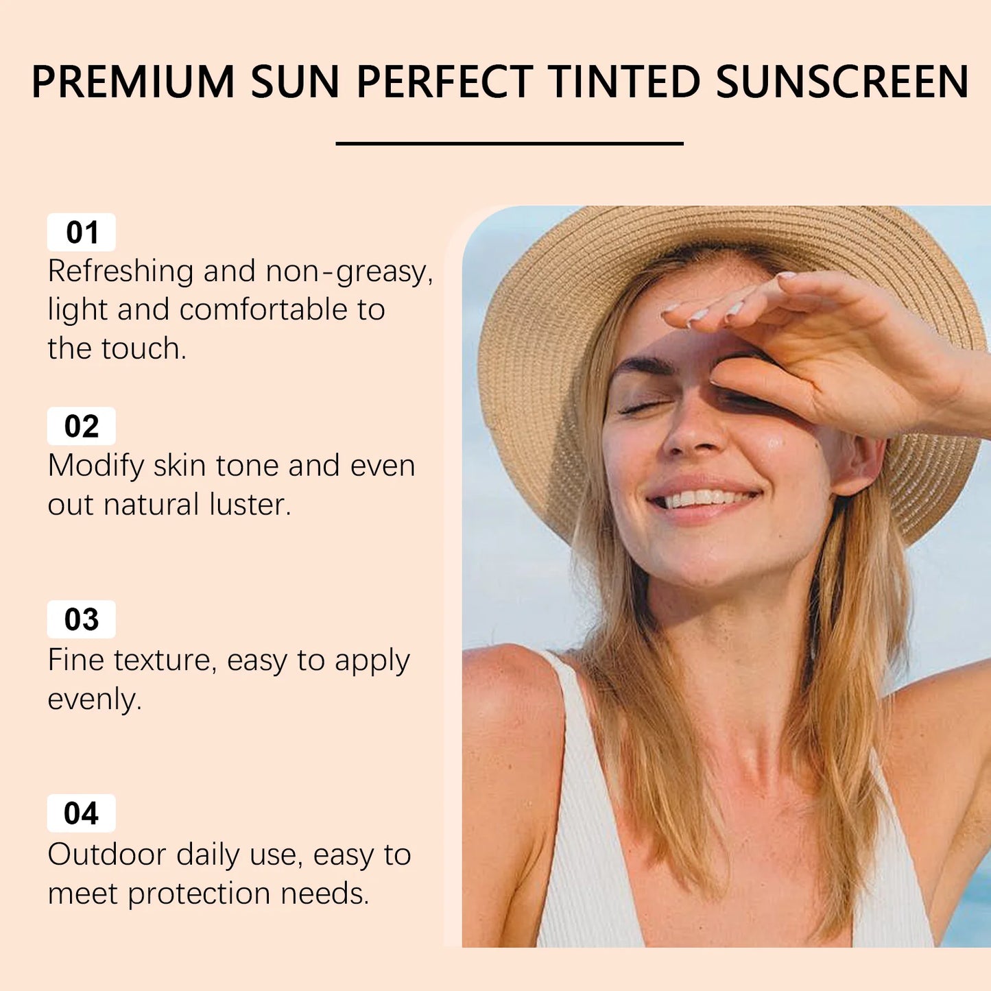 顔・全身用日焼け止め SPF50+ UV耐性 肌保護 日焼け防止 オイルコントロール 保湿 日焼け止めクリーム