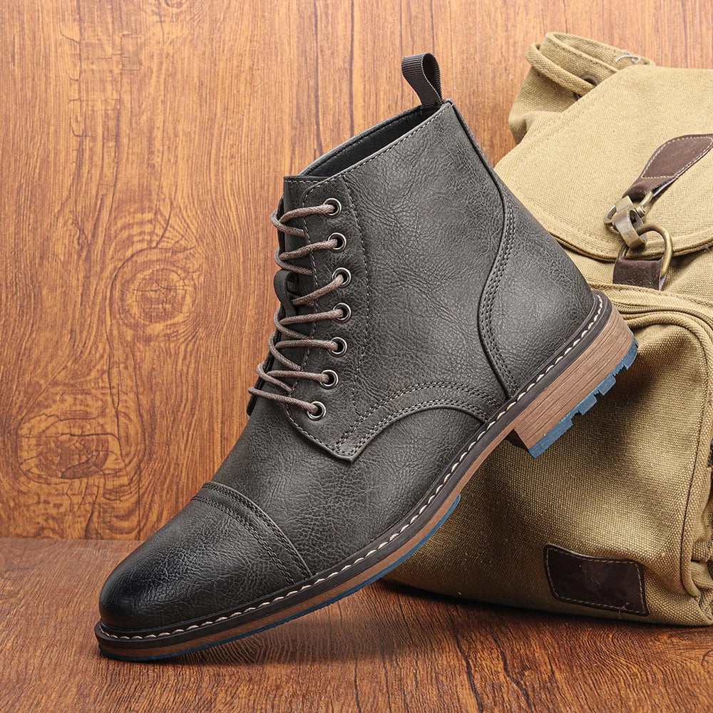 Boots Military Strong Wear-Resistant Outdoor Breathable Boots Army by PETAL & GLOW