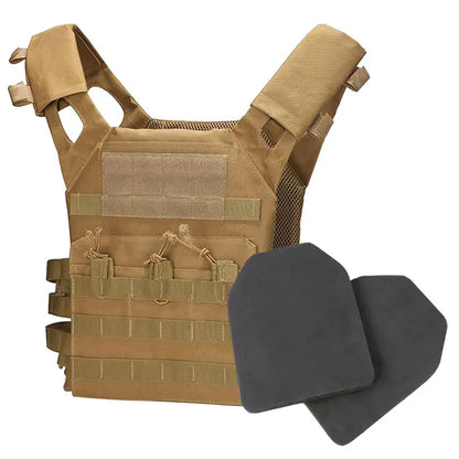 600D Body Armor Molle Hunting Lightweight Plate Carrier JPC tactical Vest With EVA Foam Board CS Game Jungle Security Equipment by PETAL & GLOW