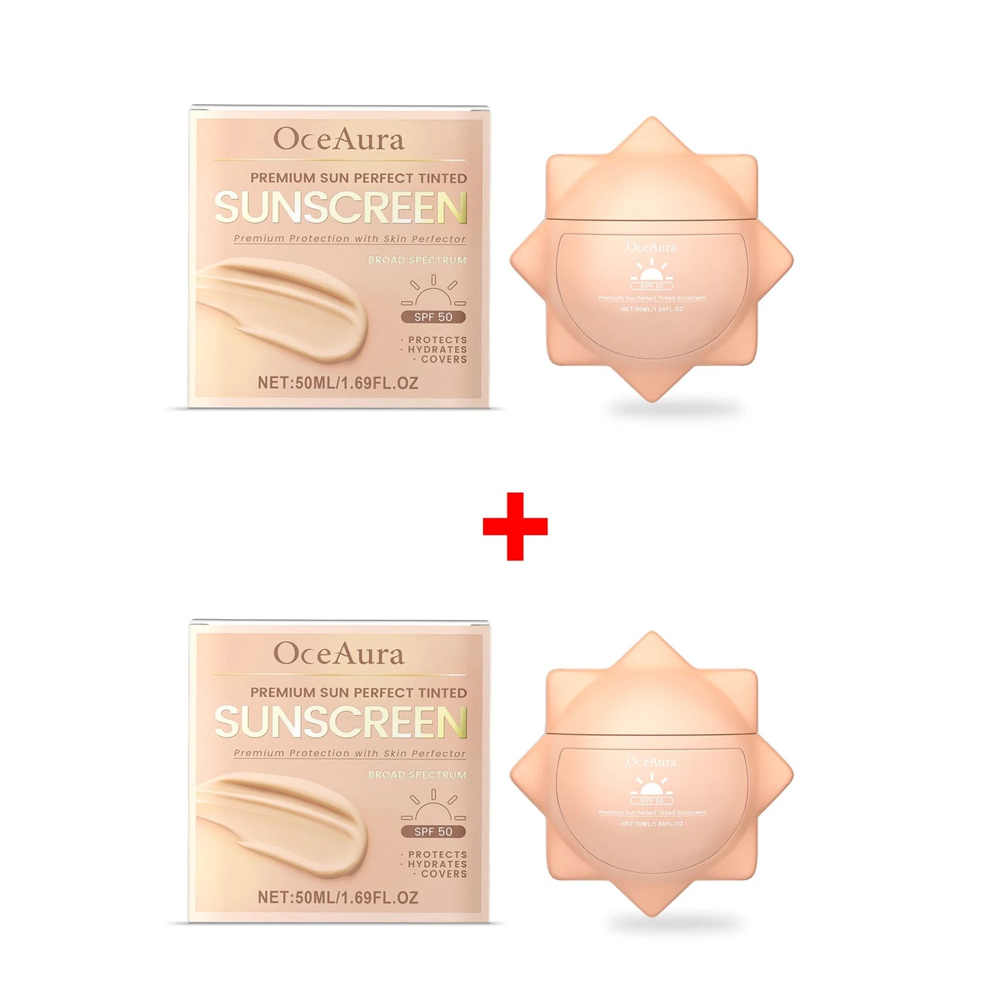 顔と全身用日焼け止め SPF50+ UV耐性 肌保護 日焼け防止 オイルコントロール 保湿 サンイソレーションクリーム