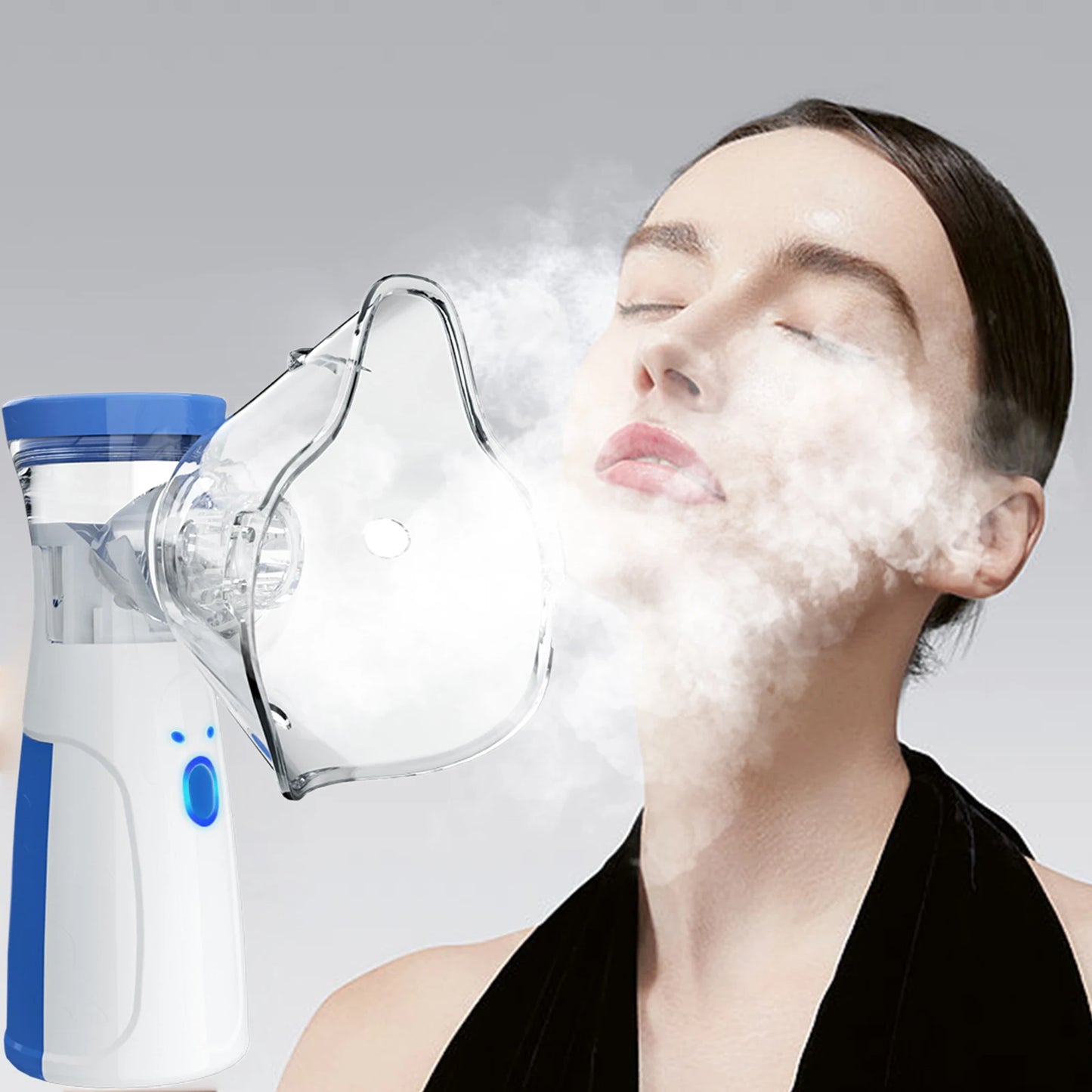 Revitalize フェイシャルスチーマー＆加湿器 2-in-1 ナノイオンスチーム 美肌・空間加湿 (水タンク付き)