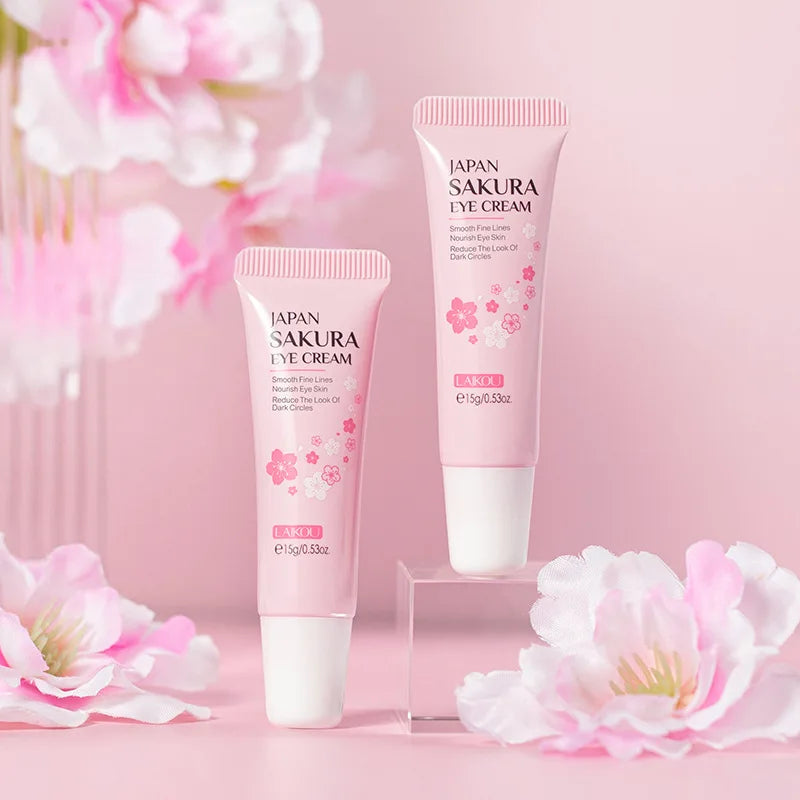 SAKURA スキンケアセット アイ＆フェイスケア（アイクリーム、洗顔料、フェイシャルオイル、リップマスク、ピールオフマスク）保湿 全肌質対応