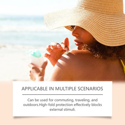 顔と全身用日焼け止め SPF50+ UV耐性 肌保護 日焼け防止 オイルコントロール 保湿 サンイソレーションクリーム