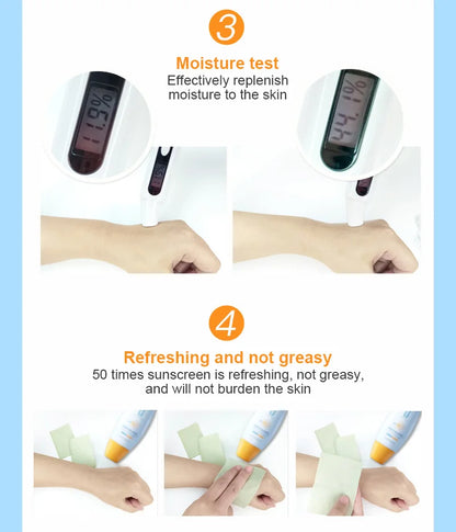 日焼け止め SPF50+ 顔・体用 日焼け止め 美白サンクリーム サンブロック 肌保護クリーム アンチエイジング オイルコントロール 保湿
