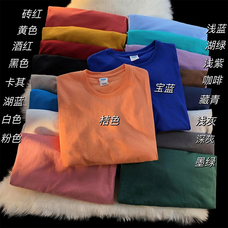 メンズ ブランクTシャツ ホワイト S-3XL オーバーサイズ 無地 ラージサイズ ファッション 長袖 トップス 男女兼用