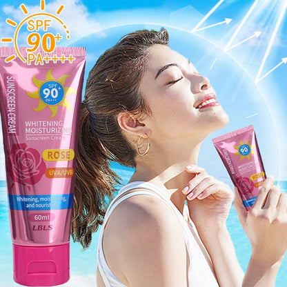 日焼け止め SPF90+ 紫外線保護 美白保湿 顔 体 腕 太もも 日焼け止めクリーム スキンケア