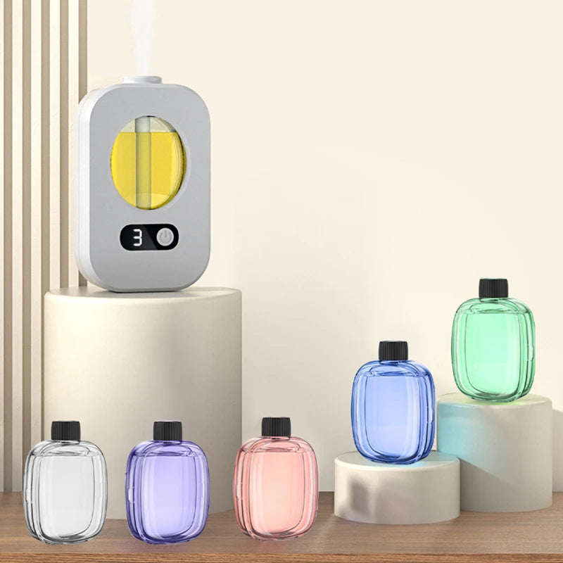 自動アロマディフューザー 芳香剤 トイレ バスルーム アロマ精油ディスペンサー 加湿器