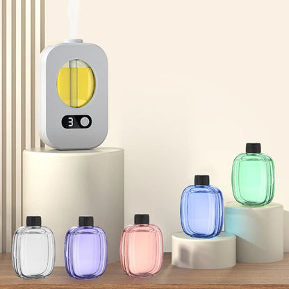 自動アロマディフューザー 芳香剤 トイレ バスルーム アロマ精油ディスペンサー 加湿器