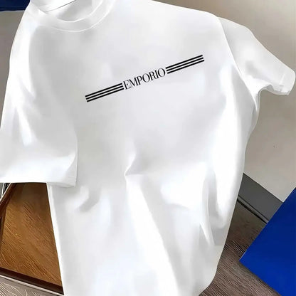 メンズTシャツ - 通気性、吸汗速乾性に優れた半袖クルーネックシャツ、オールシーズン対応のカジュアル＆スポーツウェアスタイル